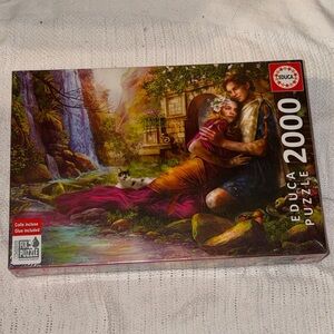 2000-Piece Puzzle - Romantic Secret Garden Scene Education NEW Sealed